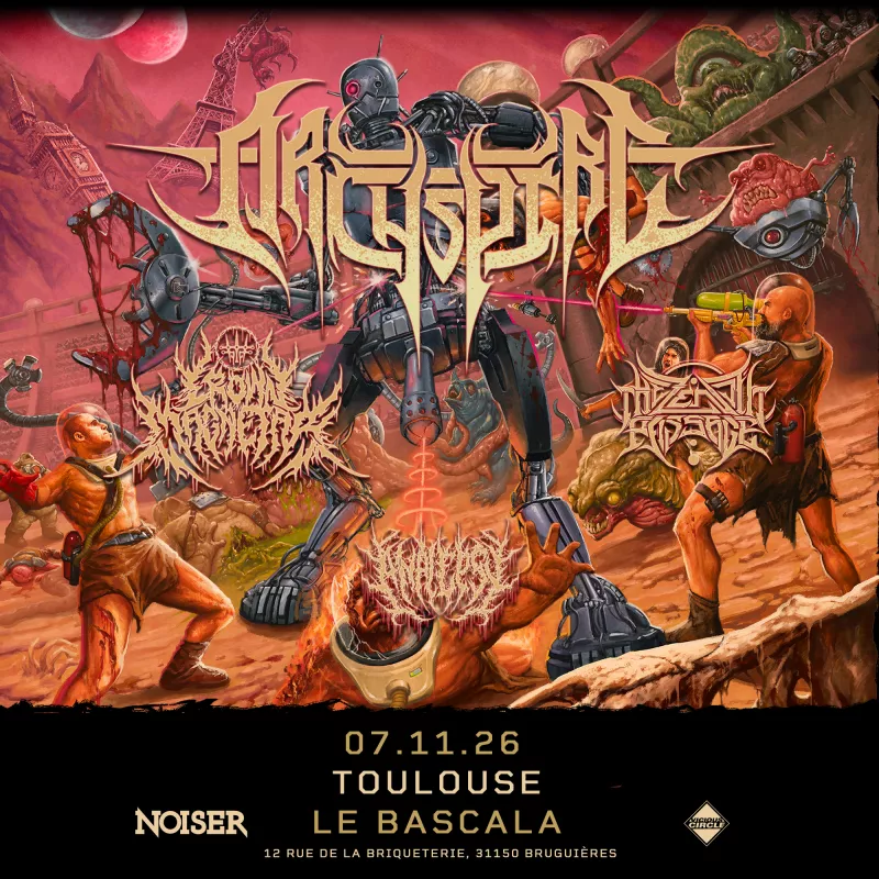 ARCHSPIRE & CROWN MAGNETAR & THE ZENITH PASSAGE & ANALEPSY | Le Bascala